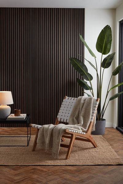 Wood Veneer Acoustic Slatted Wall Panels