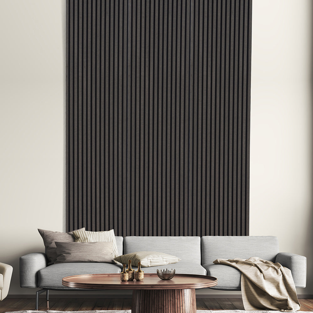 Wood Veneer Acoustic Slatted Wall Panels