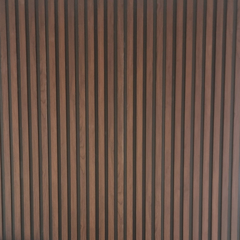 Wood Effect Slatted Wall Panels